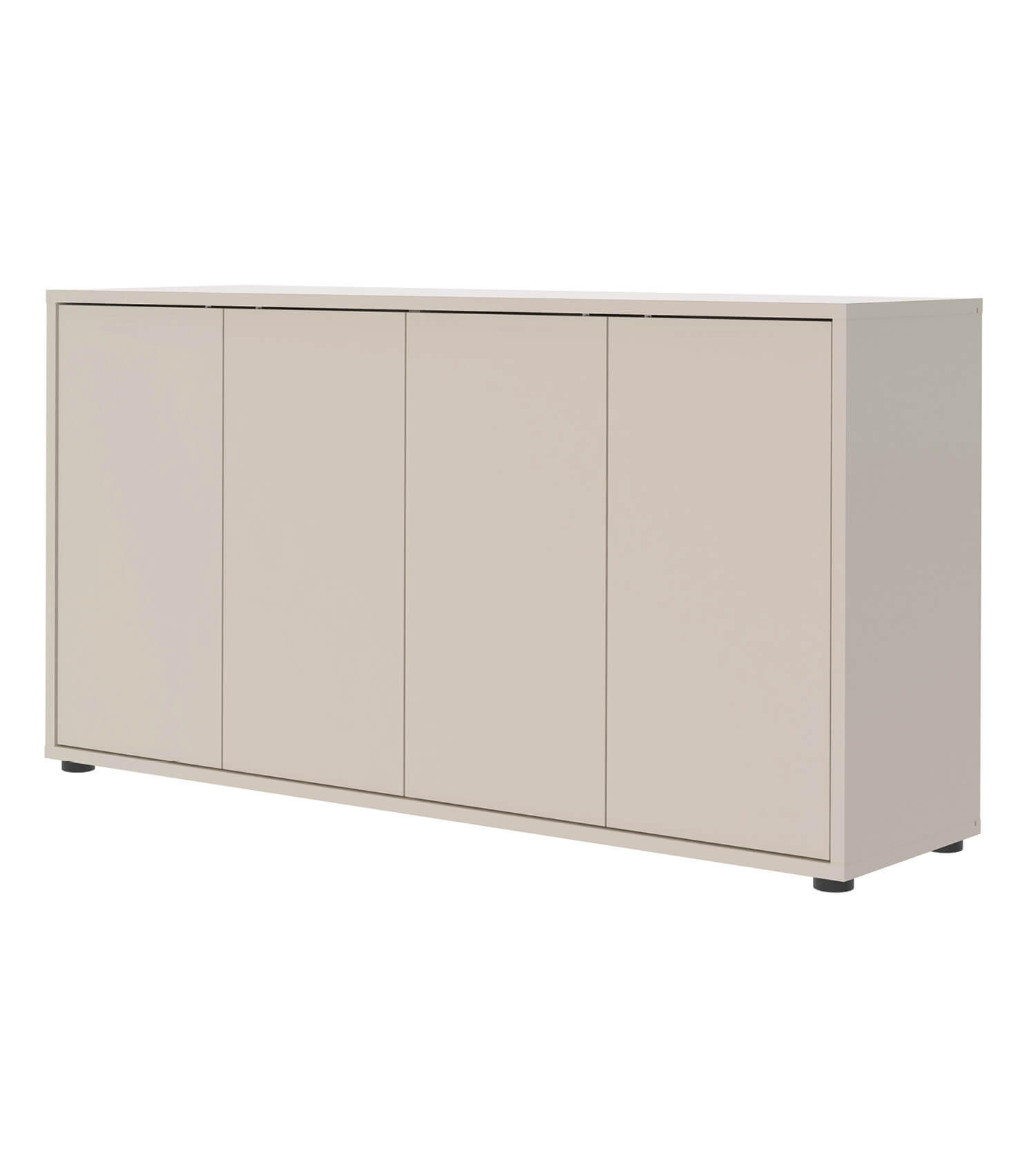SIDEBOARD Die Horizontale - Beige, Holzwerkstoff (136/73/36cm) - Mokebo