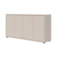 SIDEBOARD Die Horizontale - Beige, Holzwerkstoff (136/73/36cm) - Mokebo