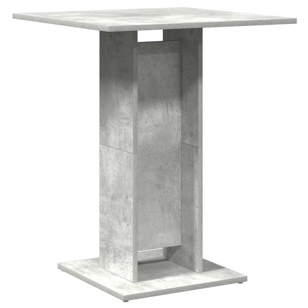 BISTROTISCH Betongrau 60/60/75 Cm Holzwerkstoff - Grau, Holzwerkstoff (60/60/75cm) - vidaXL