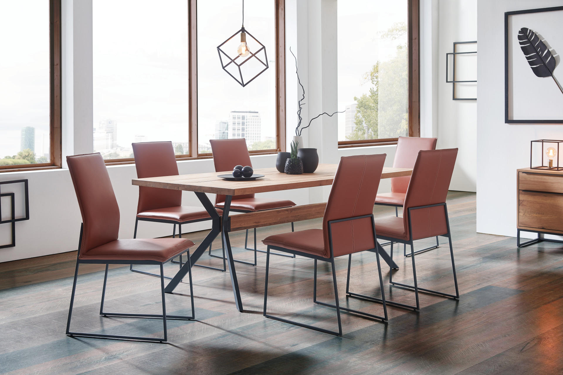 Herbstfarbe Haselnuss Esszimmer