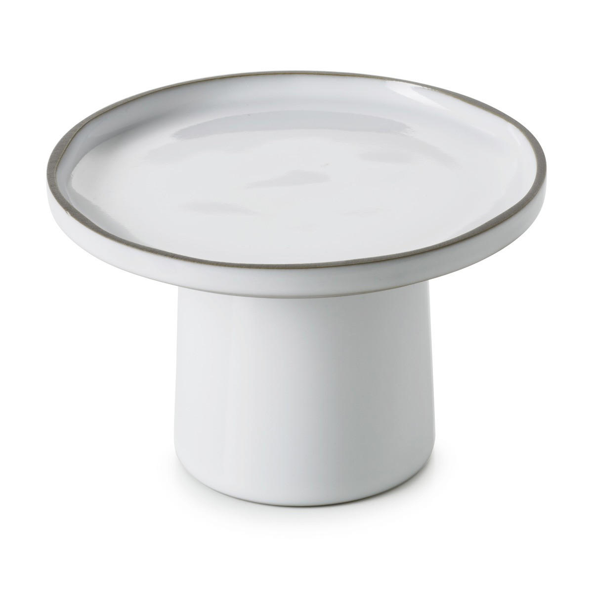 TORTENSTÄNDER CARACTERE XS 15 cm WEISS CUMULUS - Weiß, Keramik (15/9.5/15cm) - Revol Porcelaine France