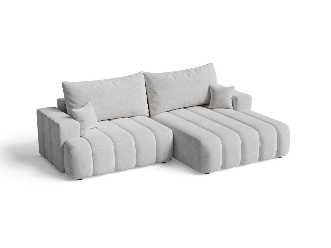 ECKSOFA Caleo Grau Rechts - Grau, Holz/Textil (270/170cm) - Graingold