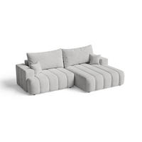 ECKSOFA Caleo Grau Rechts - Grau, Holz/Textil (270/170cm) - Graingold