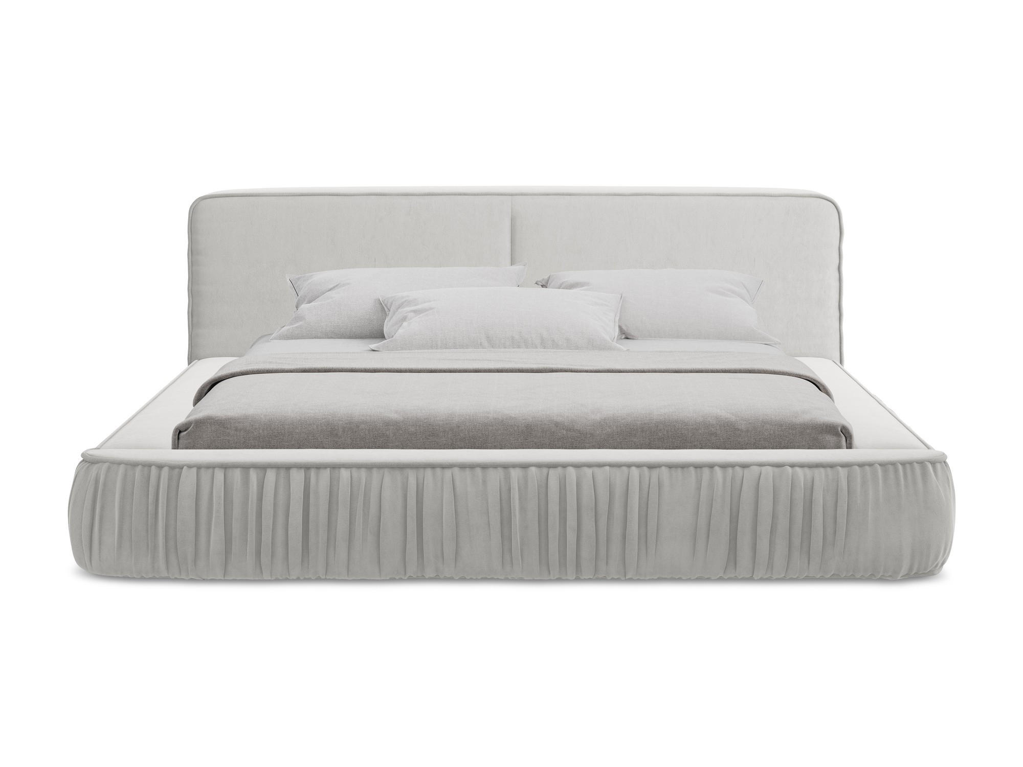 POLSTERBETT mit Bettkasten und Lattenrost 178x238 Grau - Silberfarben/Schwarz, Kunststoff/Textil (140/200cm) - Makamii