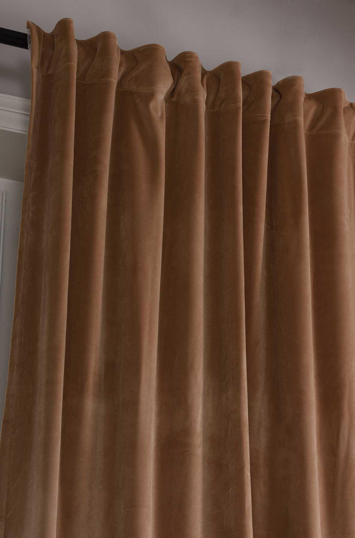 VORHANG MILANO HxB 280x135 cm Sand - Sandfarben, Textil (135/280cm) - Gardinenbox