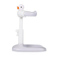 BABYDUSCHHILFE Duck grau Duck höhenverstellbar Standfuß ab 1 Jahr - Grau, Kunststoff (40/43cm) - Chipolino