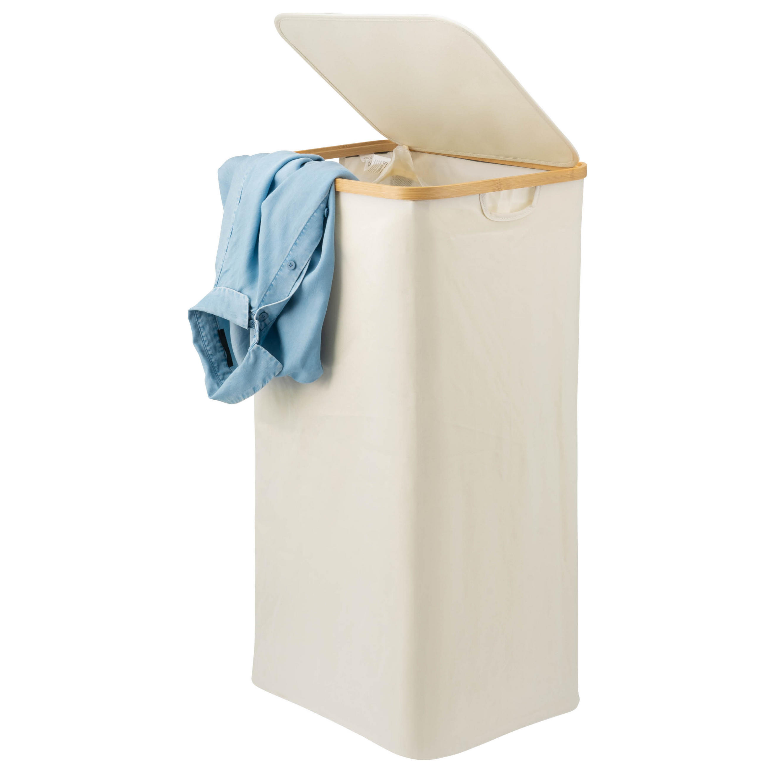 WÄSCHESAMMLER 100 Liter, beige - Beige, Textil (41/73.5/33.5cm) - bremermann