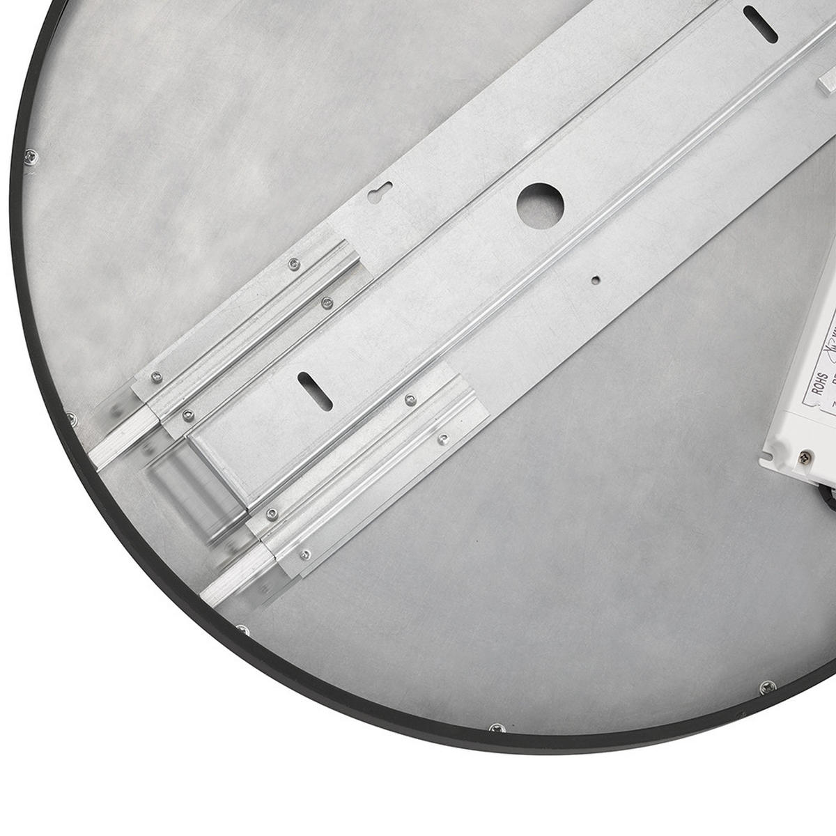 LED DECKENLEUCHTE Metall Grau - Grau, Metall (45/45/4.5cm) - Wofi