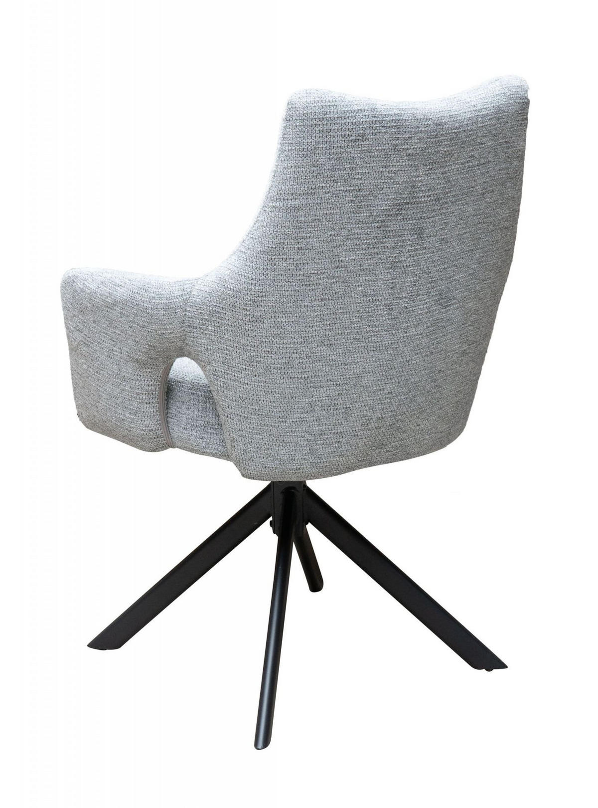 ESSZIMMERSTUHL Merlin, Webstoff, Grau - Grau, Textil (61/87/58cm) - dasmöbelwerk