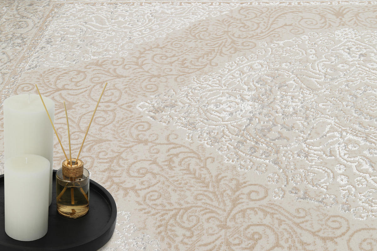 TEPPICH ARES Creme 180/250 cm - Creme, Kunststoff (180/250cm) - Tapiso