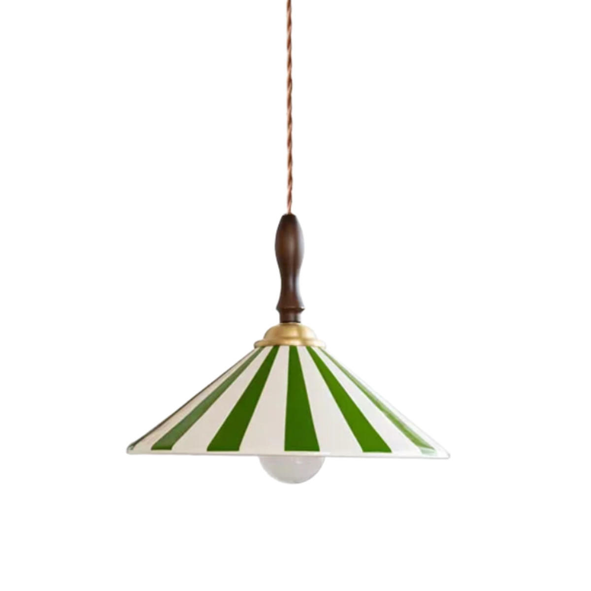 LED-HÄNGELEUCHTE 12W Grün 30/30/20-150 cm - Grün, Metall (30/30/20cm) - Authentics