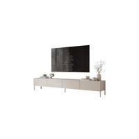 TV-SCHRANK CARMEN MATT 250/40/42 cm Kaschmir gerade Beine Kaschmir - Kaschmir, Holzwerkstoff (250/42/40cm) - Lookway