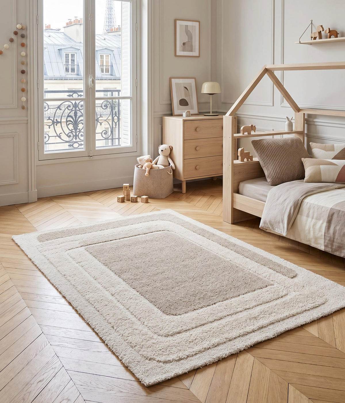 DESIGN-TEPPICH weich und dick beige - Beige, Textil (200/290cm) - AFK Living