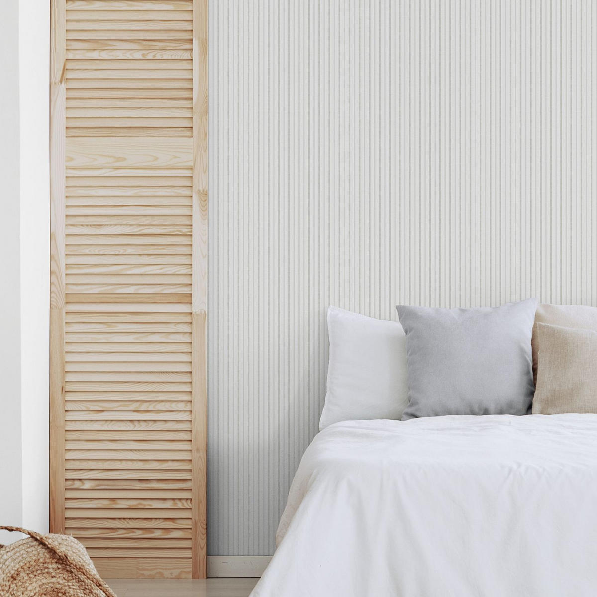 TAPETE Streifen 53 cm x 10.05 m - Grau, Papier (53/1000cm) - Sanders & Sanders
