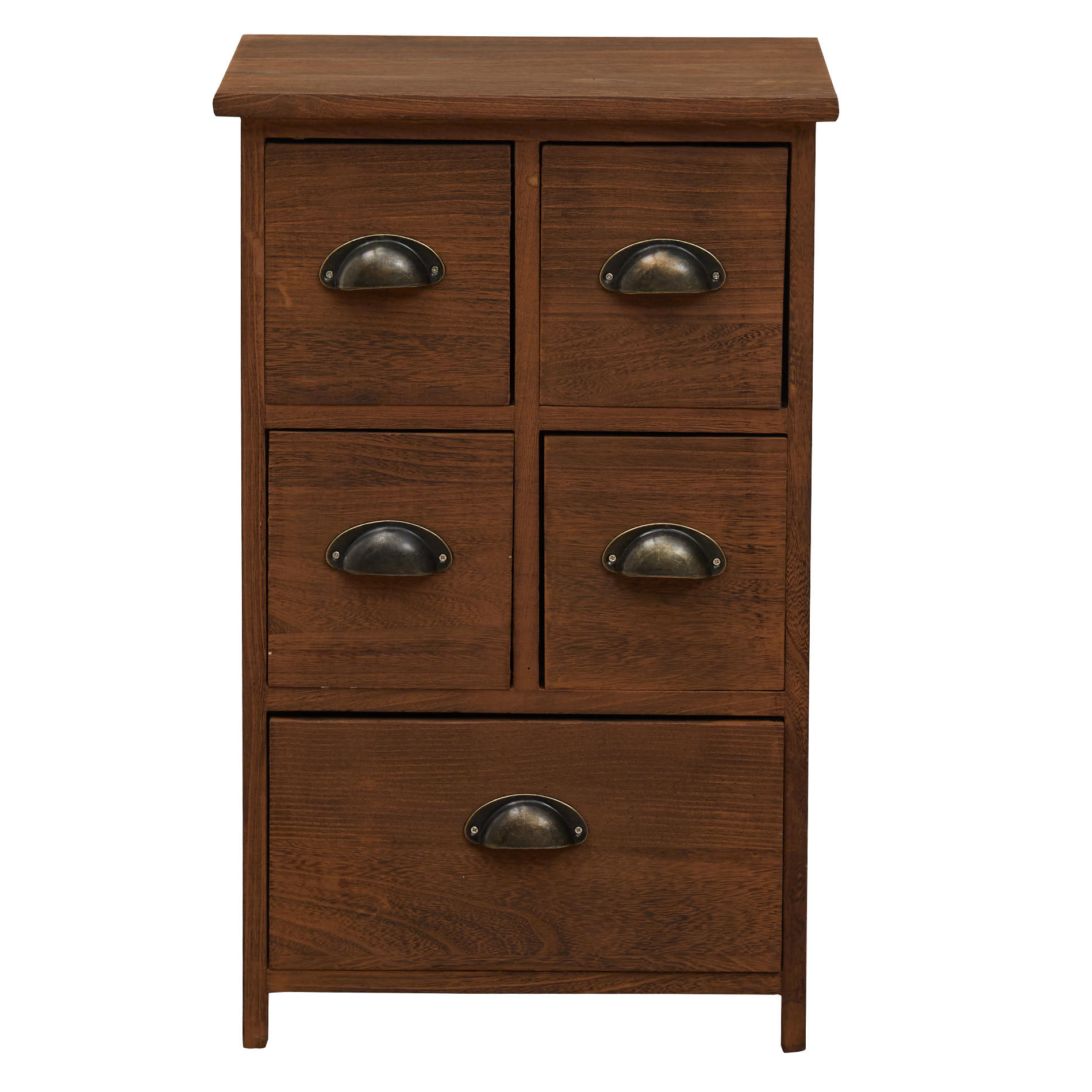 Mobili Rebecca Sideboard Braun 30x66x40 cm