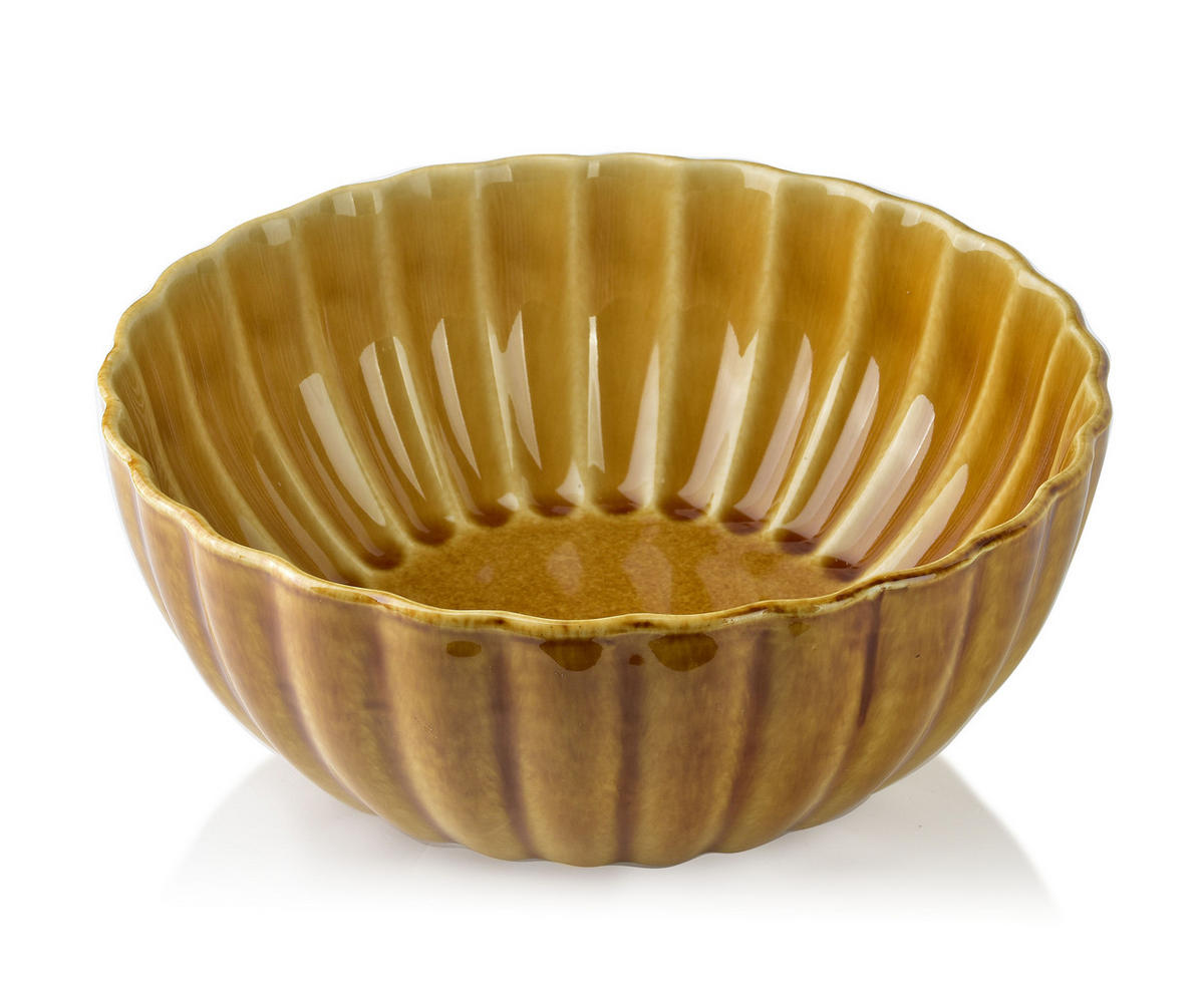 SCHALE Evie Honig 16.7/16.7/6.7 cm Keramik - Honig, Keramik (16.7cm) - Mondex