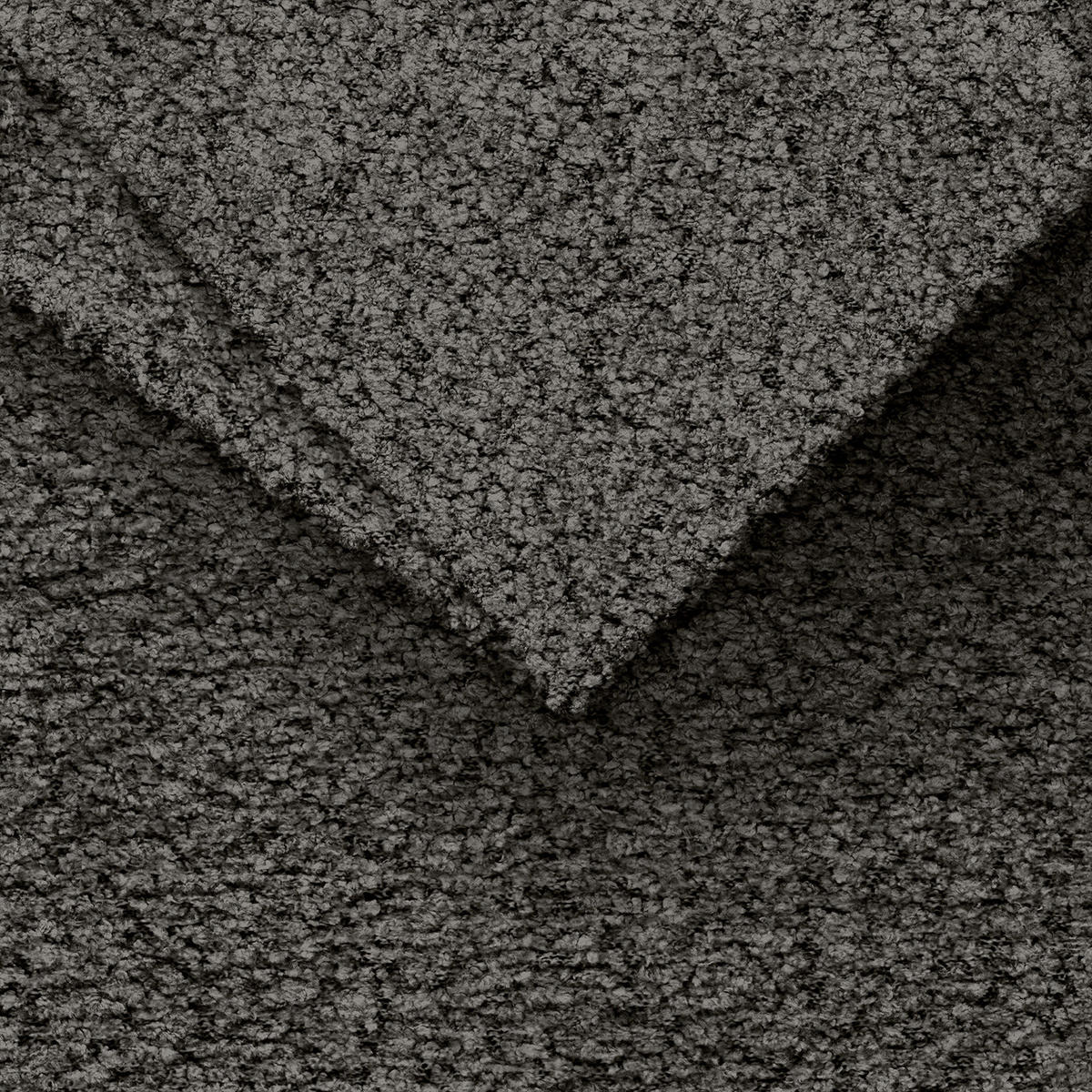 WECHSELBEZUG für Polsterbett - Anthrazit, Textil (180/200cm) - home24