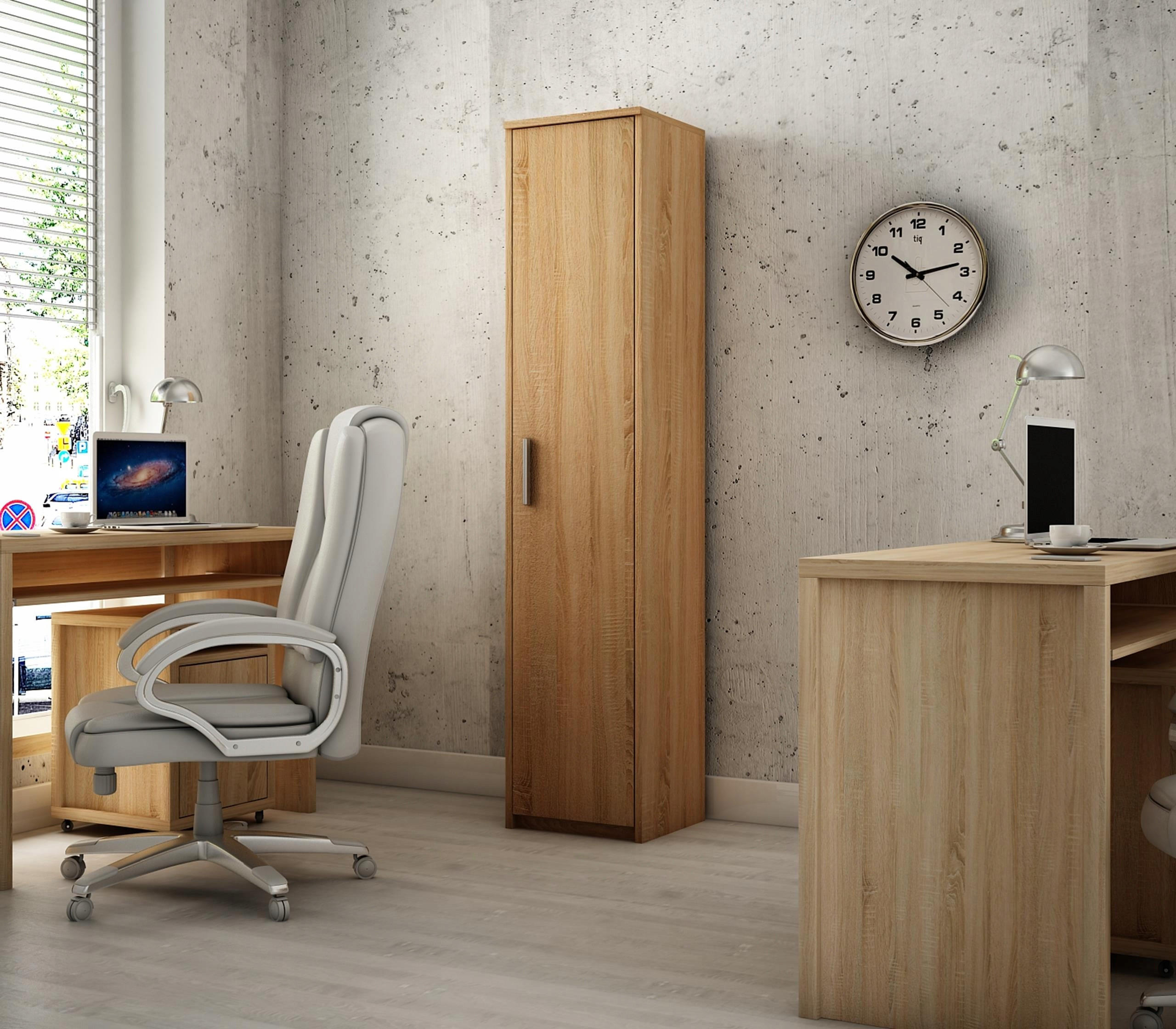 Thumbnail - Matkam Möbel Hochregal, Sonoma Eiche, Holzwerkstoff, 40x182x35 cm, Wohnzimmer, Regale, Bücherregale