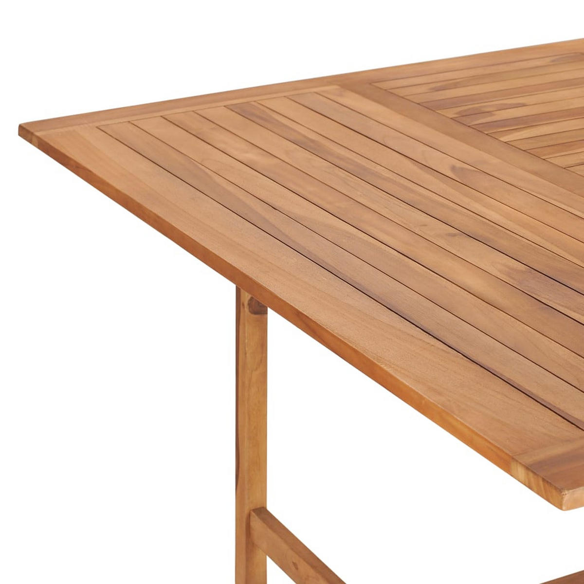 GARTENTISCH 150/150/76 Cm Massivholz Teak - Braun, Holz (150/150/76cm) - vidaXL