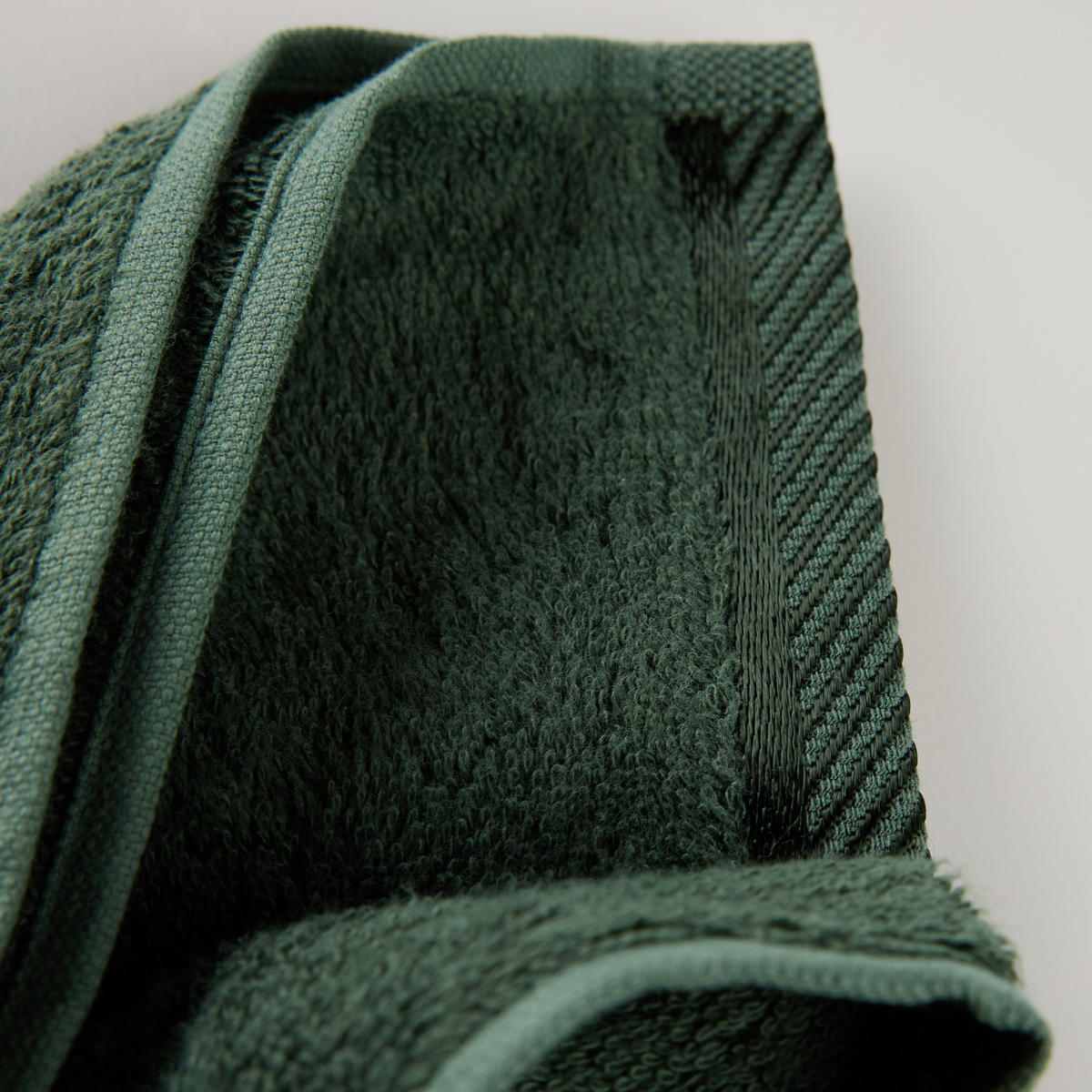 BADETUCH Bambo - Dunkelgrün, Textil (50/90cm) - home&you