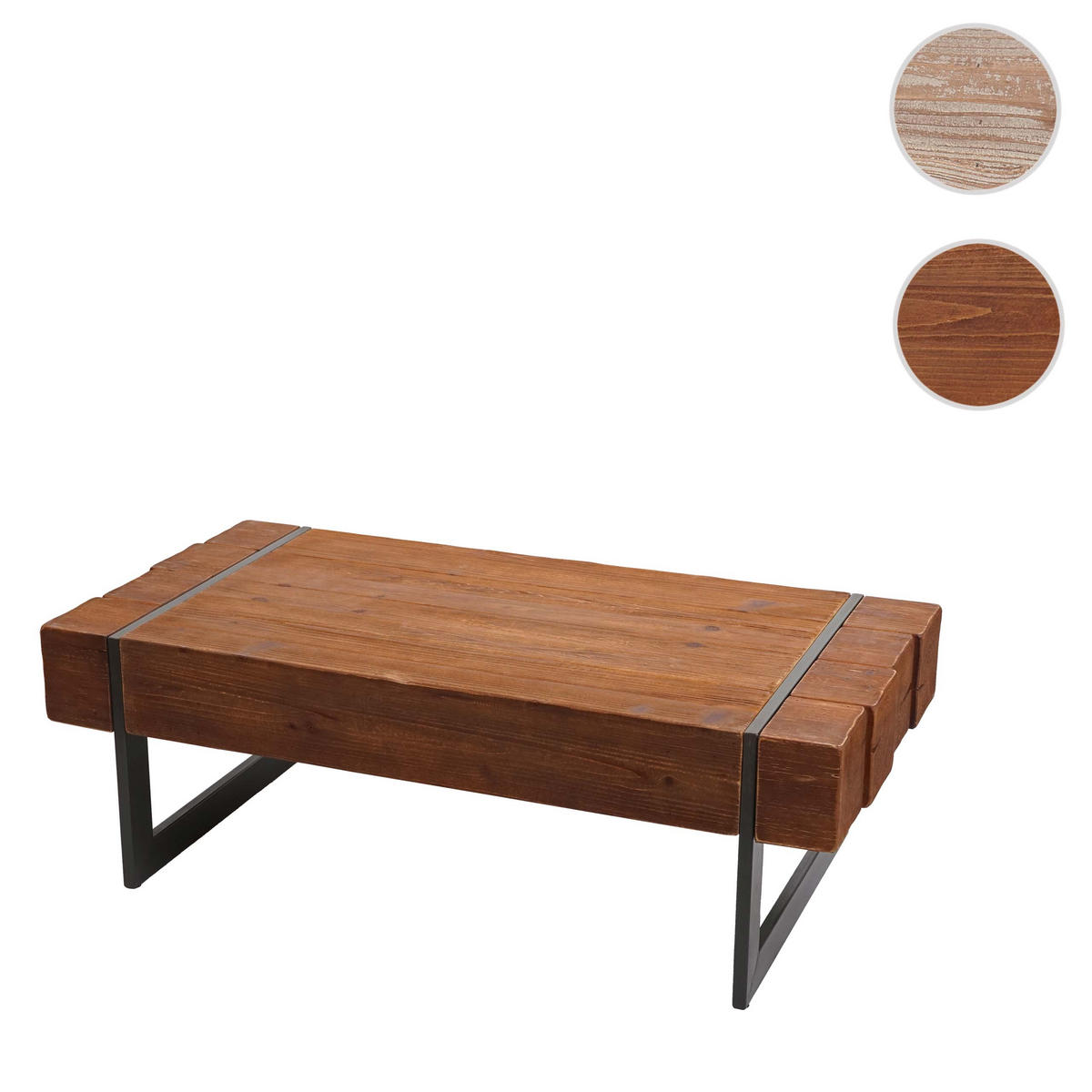 COUCHTISCH A15A rechteck Dunkelbraun - Dunkelbraun, Holz (60/120/40cm) - MCW