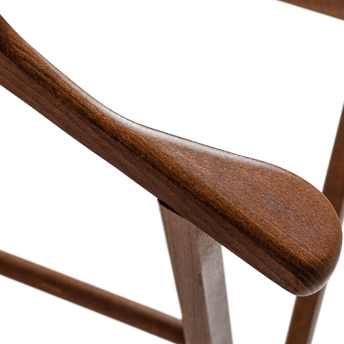 KLEIDERBUTLER AGLAS Herrendiener, auf Drehrollen, braunes Buchenholz - Braun, Holz (43/105/32cm) - KONSIMO®