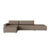ECKSOFA Lummo La mit Schlaffunktion, Braun - Braun, Textil (363/185cm) - Fedve