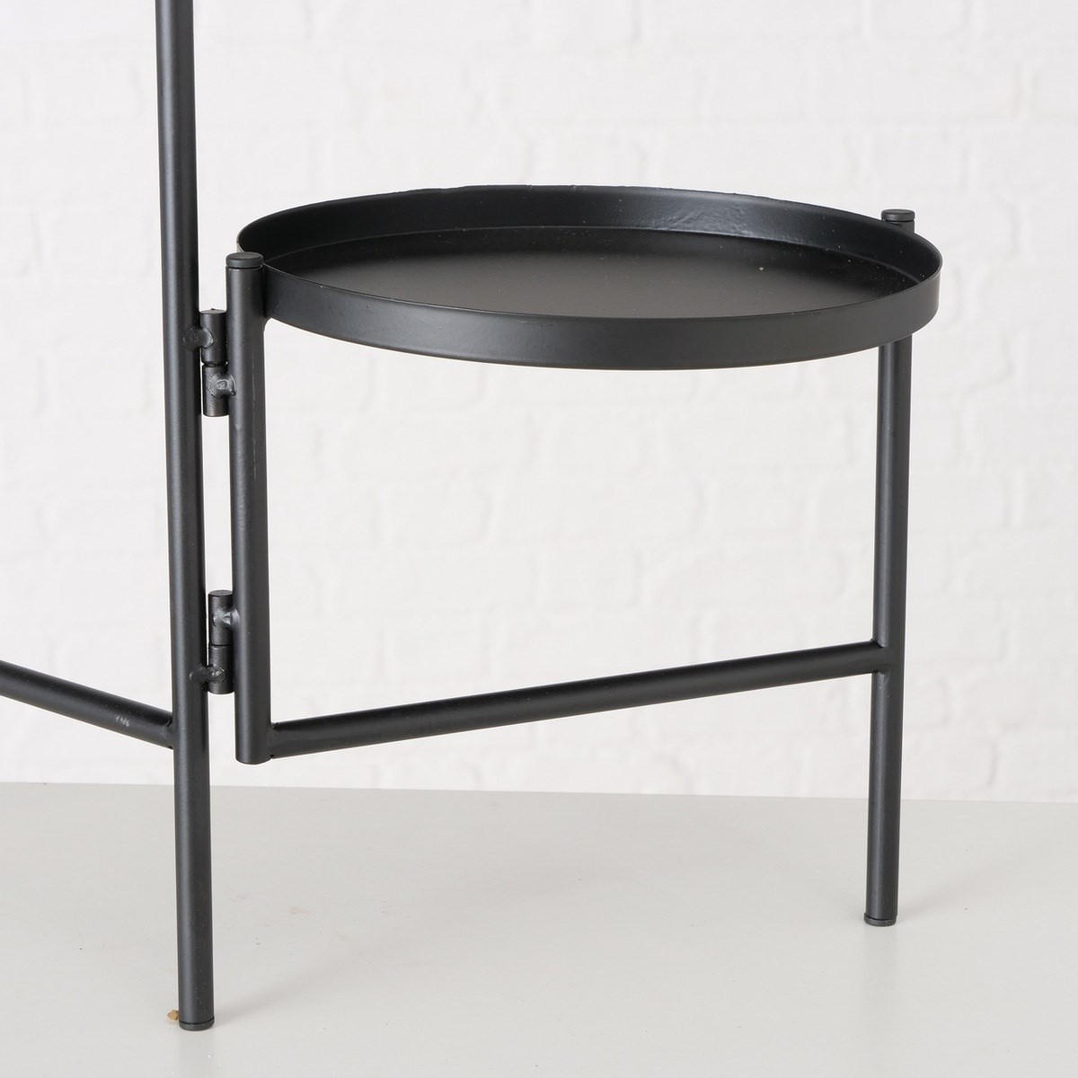 BLUMENSTÄNDER Schwarz 68 cm 3 Ebenen - Schwarz, Metall (50/34/68cm) - Boltze Home