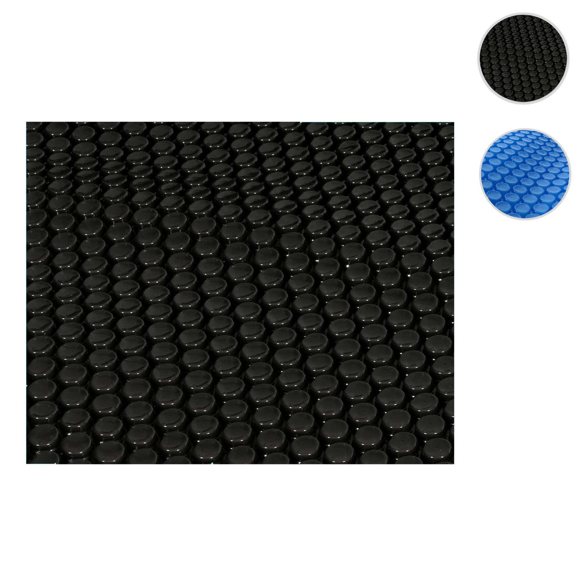 POOL-ABDECKUNG Schwarz - Schwarz, Kunststoff (300/200cm) - MCW