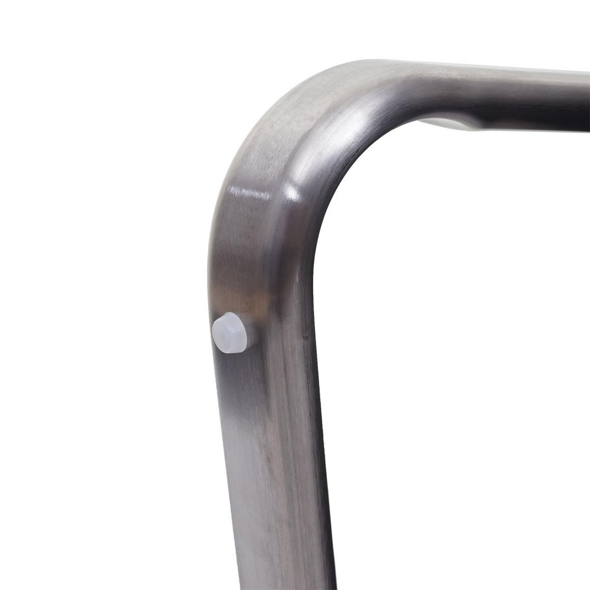 SITZBANK 90x160x59cm Sitzhöhe 49cm Rückenlehne Stoff/Textil Edelstahl gebürstet Braun 160cm - Braun, Textil (160/90/59cm) - BERLINLODGE