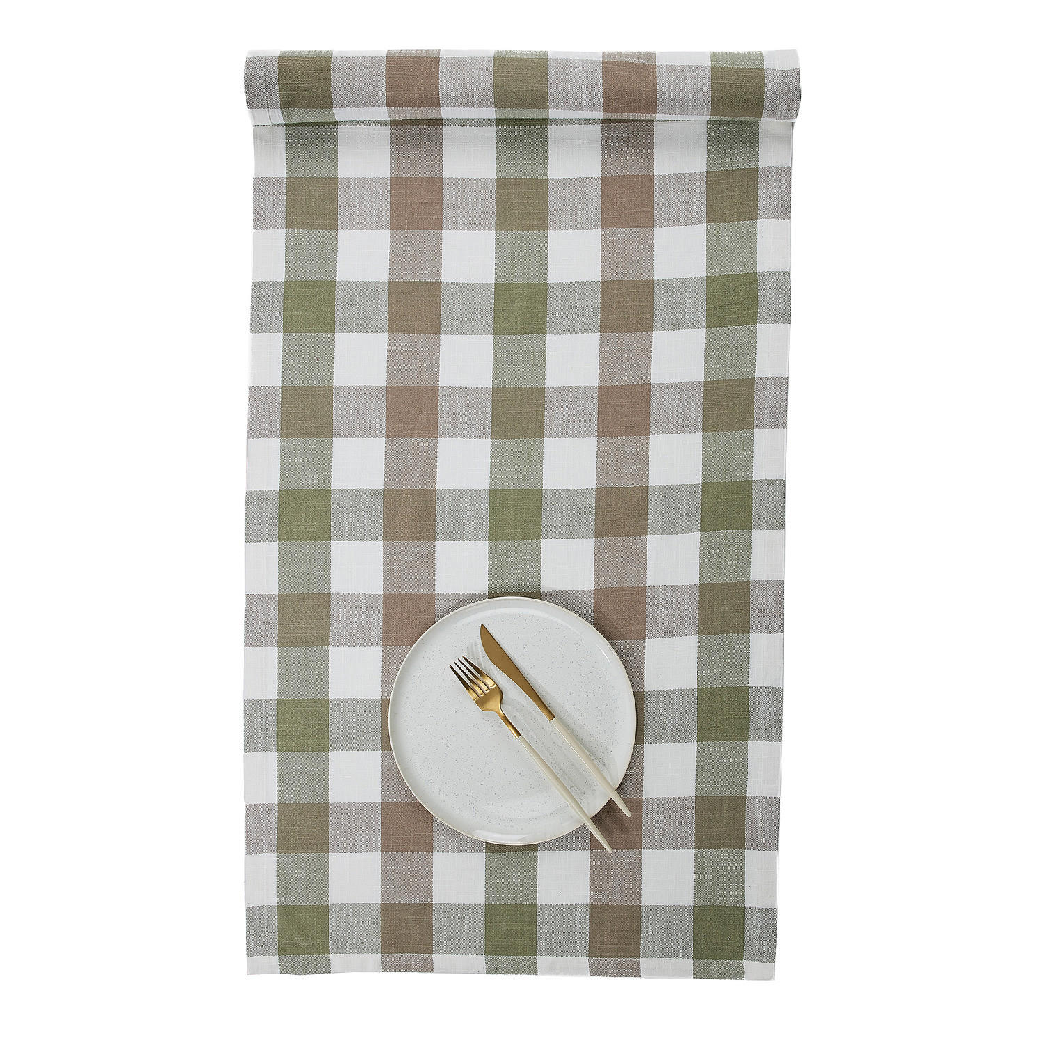 Butlers Tischläufer Grün, Braun 50x160 cm