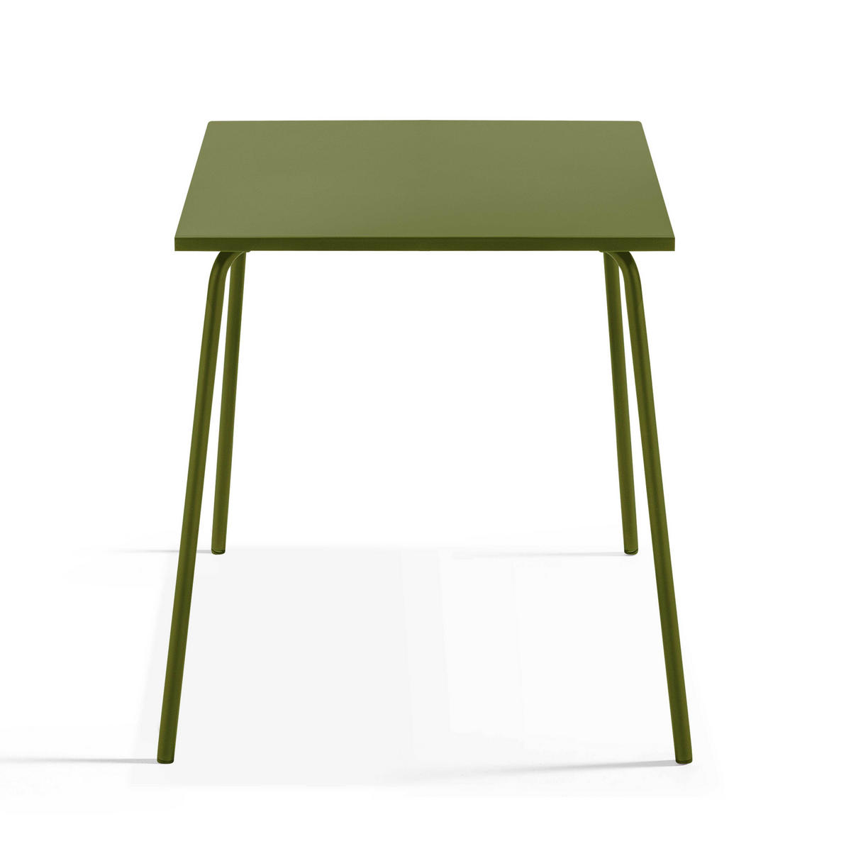 GARTENTISCH, Khakigrün - Grün, Metall (70/70/72cm) - Oviala