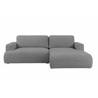 ECKSOFA LUNA mit Bettkasten und Schlaffunktion, Dunkelgrau - Dunkelgrau, Textil (271/195cm) - KS Home Concept