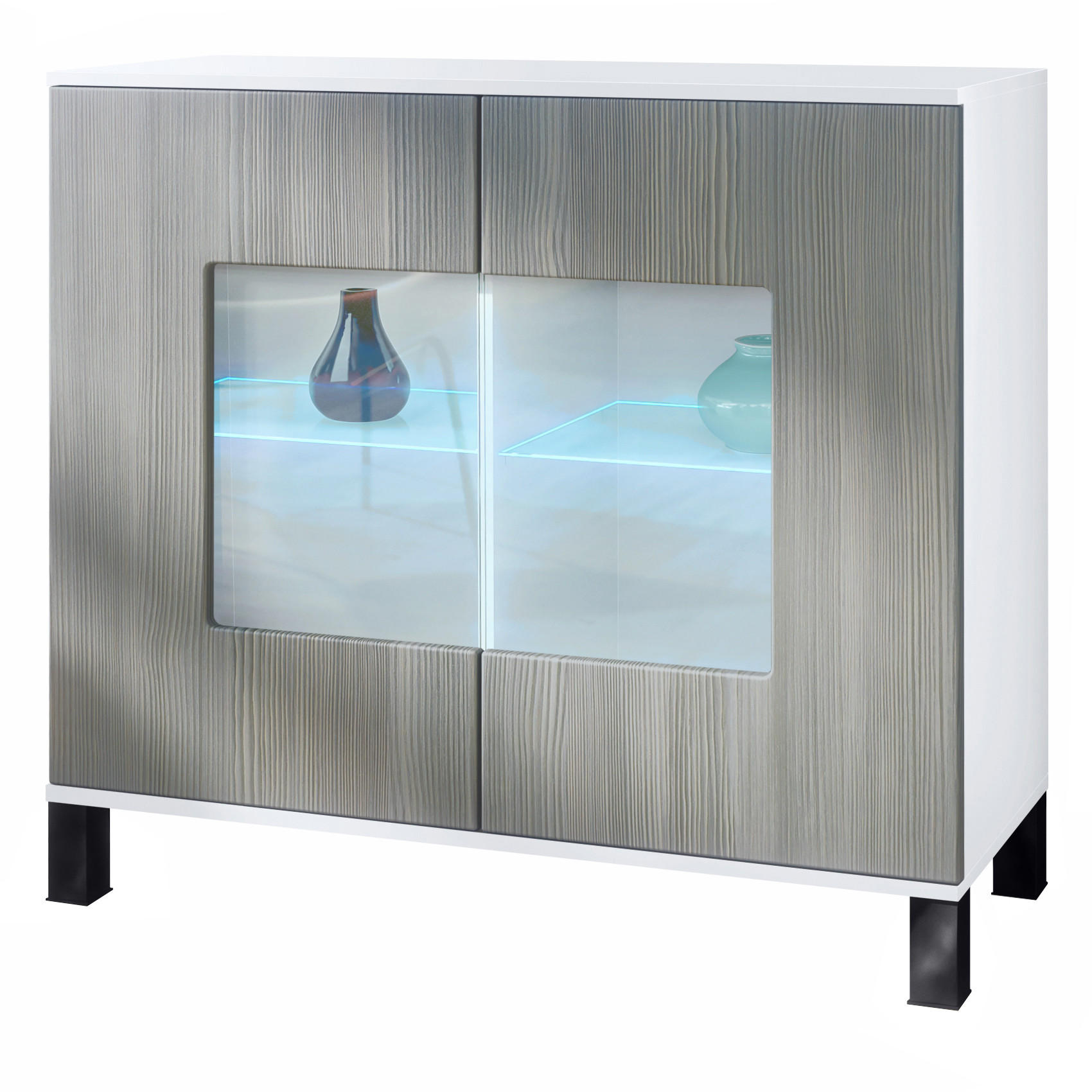 KOMMODE Grömitz Avola-Anthrazit - Anthrazit, Holzwerkstoff (92.5/84.5/35cm) - Vladon