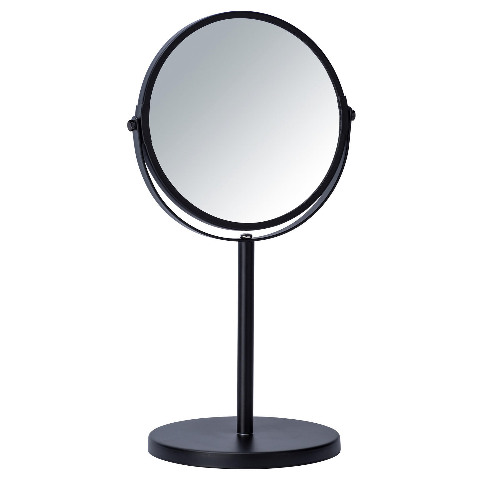 KOSMETIKSPIEGEL Assisi 18,5/15/35 cm - Schwarz, Metall (15/35/18.5cm) - Wenko
