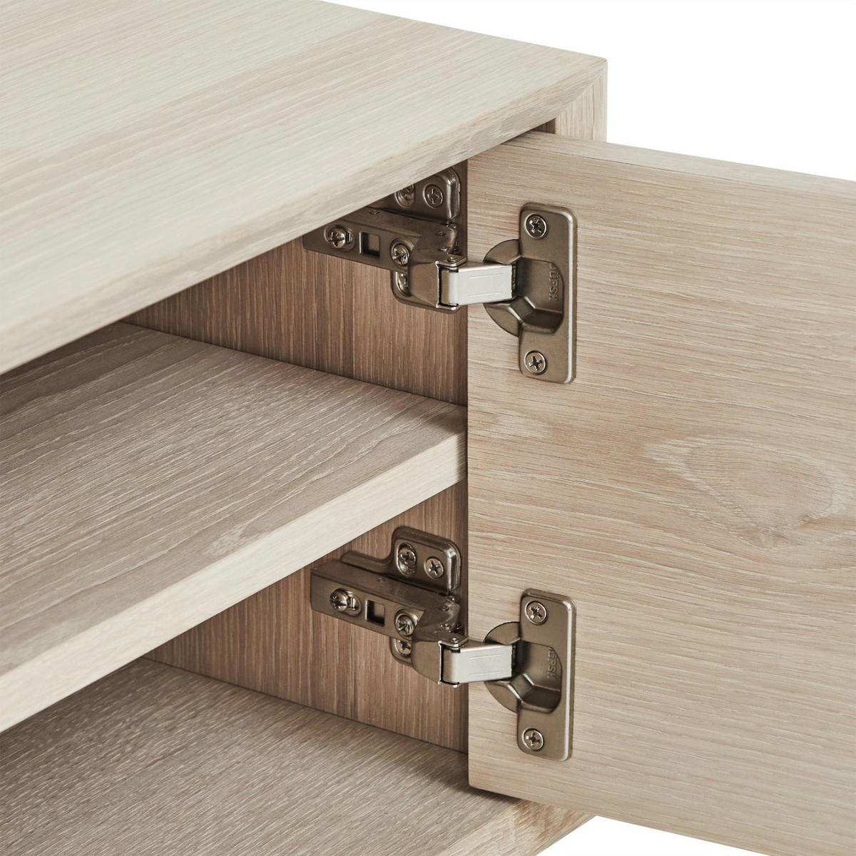 TV-ELEMENT Eiche massiv - Eichefarben, Holz/Holzwerkstoff (160/50/42cm) - Furnhouse