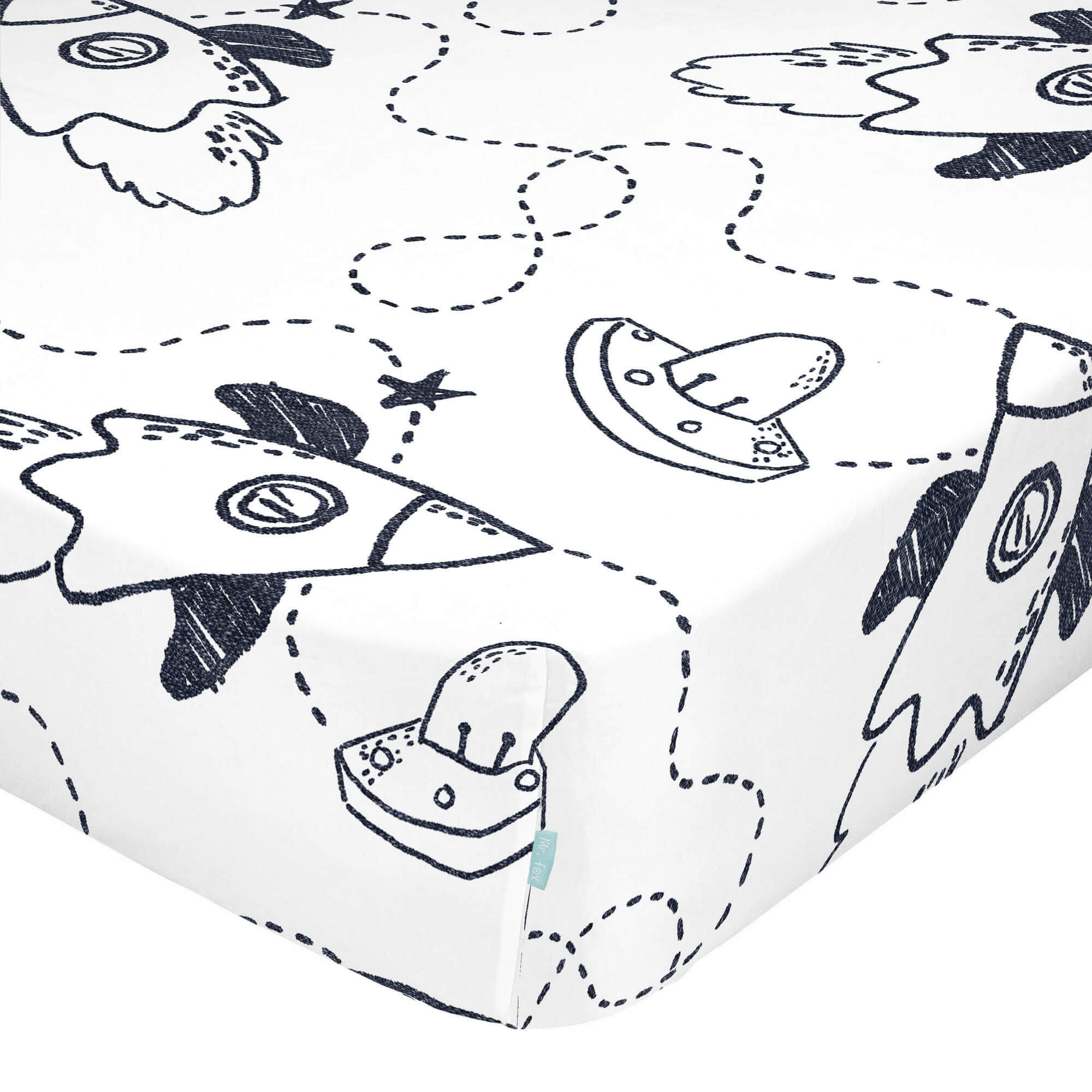 SPANNBETTTUCH starspace 90x200x32 cm mehrfarbig - Multicolor, Textil (90/200cm) - Happy Friday