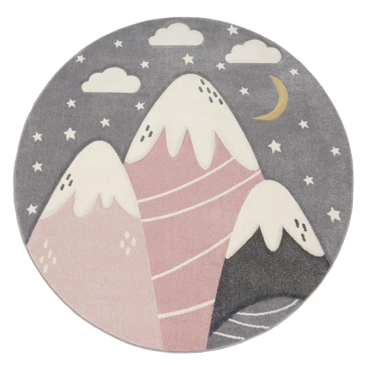 KINDERTEPPICH 200/200 cm Cosmo 707 - Dunkelgrau, Textil (200/200cm) - Paco Home