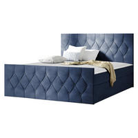 BOXBETT Sky Lux - H3 - Blau, Holz (200/200cm) - MIRJAN24