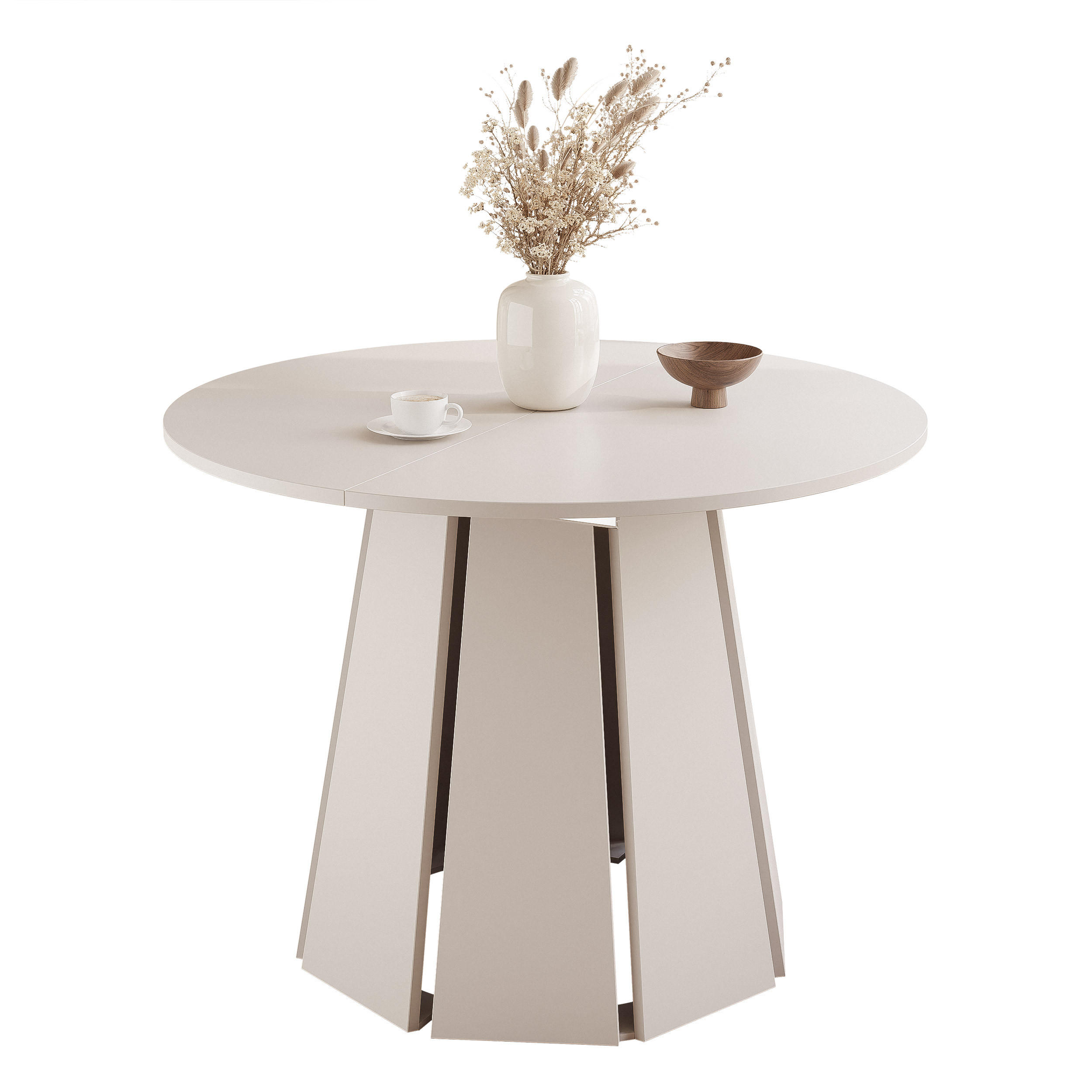 TISCH AUSZIEHBAR VERDA 100–180 cm, Farbe Kaschmir - Kaschmir, Holzwerkstoff (100/180/76cm) - Idohome