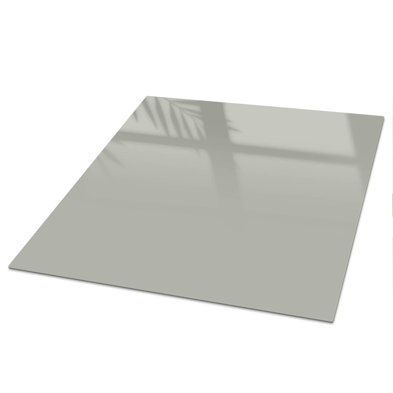 TISCHPLATTE 50x50 cm – Neutralgrau - Blau, Glas (50/50/0.4cm) - Wallfluent