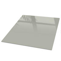 TISCHPLATTE 50x50 cm – Neutralgrau - Blau, Glas (50/50/0.4cm) - Wallfluent