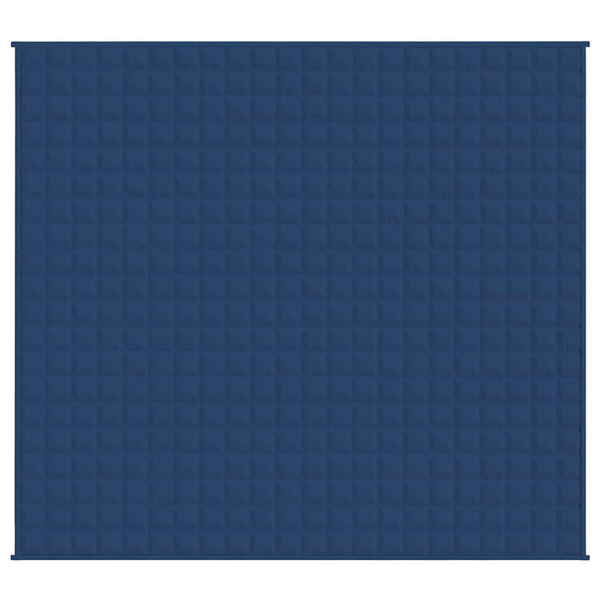 GEWICHTSDECKE Blau 220/240 Cm 11 Kg Stoff - Blau, Textil (220/240cm) - vidaXL