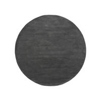 VOLNENA preproga Bent Antracit ø 200 cm okrogla - antracit, tekstil/naravni materiali (200/200cm) - benuta Nest