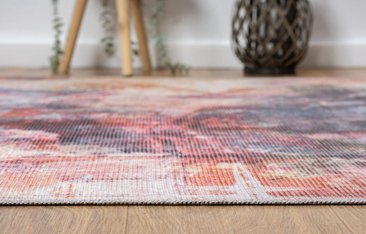 TEPPICH Narissa Petrol,Bordeaux,Rostfarben 160/230 cm - Petrol, Textil (160/230cm) - My-Rug