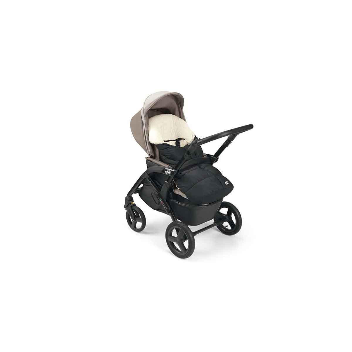 WINTER-FUSSSACK universell Moritz für Babys - Schwarz, Kunststoff (128/656/328cm) - Cam il Mondo del Bambino S.p.A.