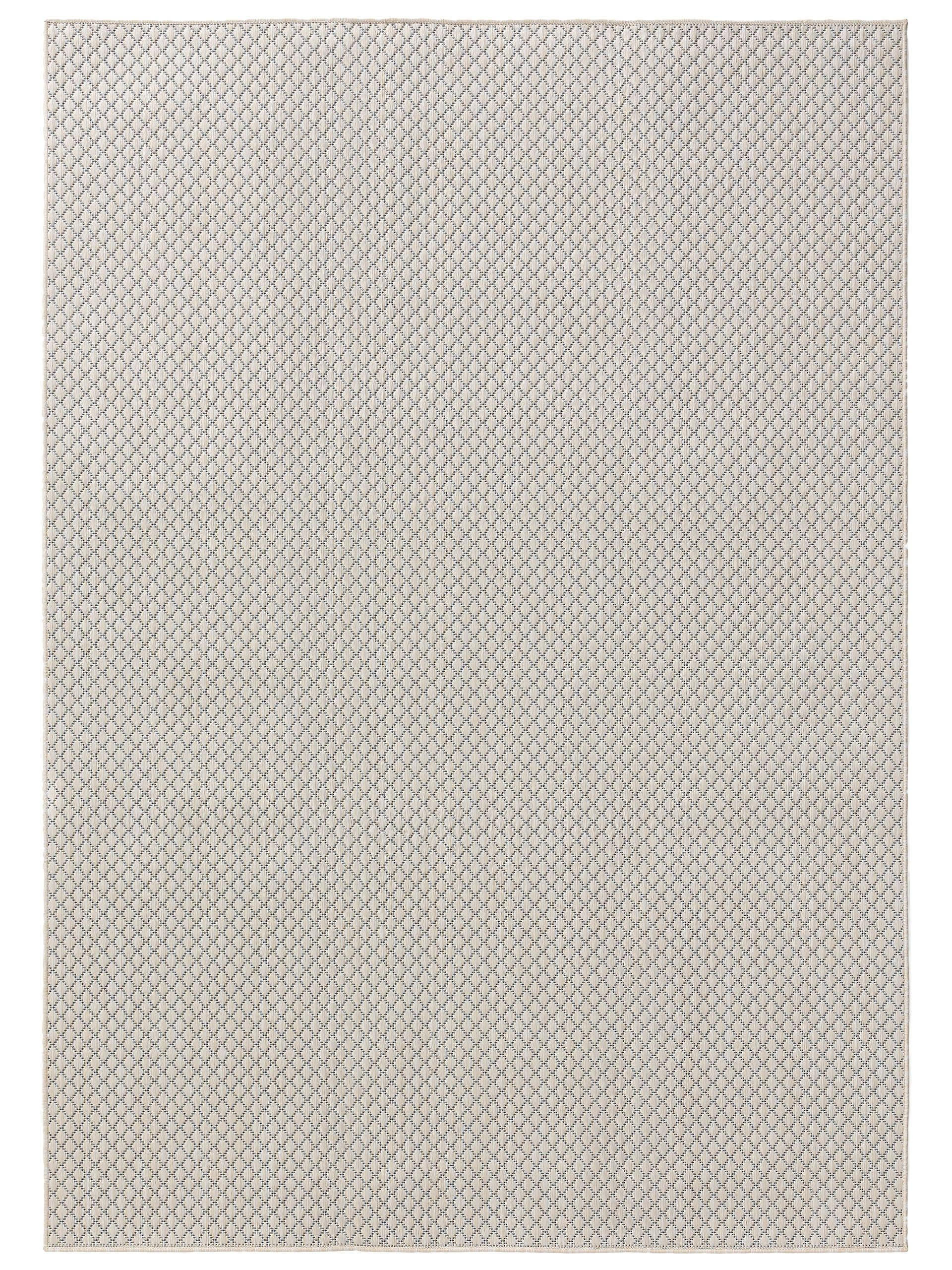 OUTDOORTEPPICH Lou Weiß 120x170 cm - Weiß, Kunststoff (120/170cm) - benuta