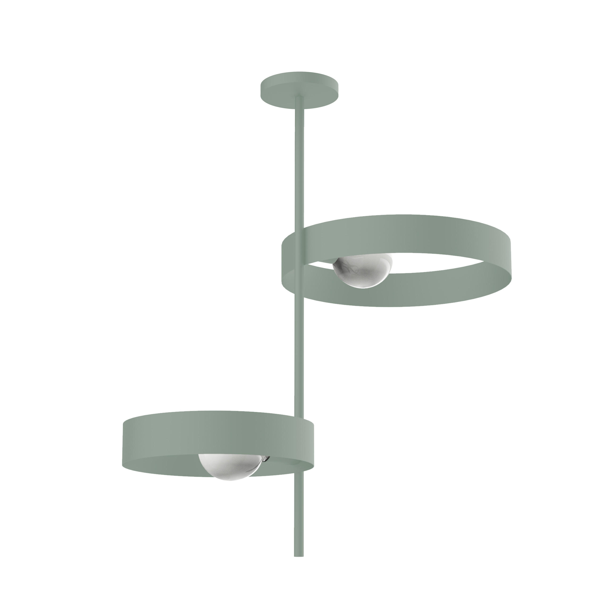 DECKENLEUCHTE - Grün, Metall (40/70/80cm) - Lumicom