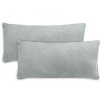 KISSENBEZUG, 2er-Set, 40x80 cm, 100% Polyester - Anthrazit, Textil (40/80cm) - Zollner