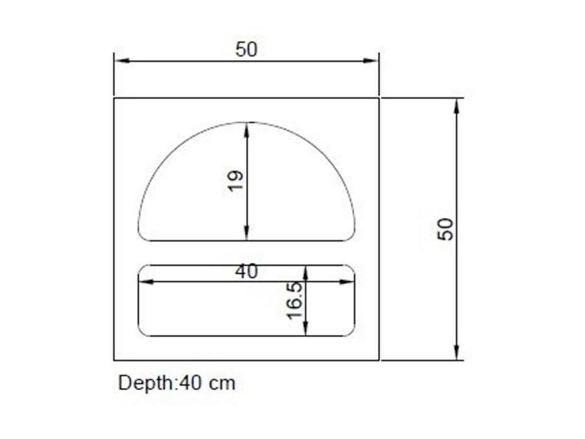 2ER-SET Nachttische mit Stauraum - Weiß - LUELA - Weiß, Holz (40/50/50cm) - Vente-Unique